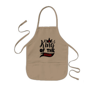 Infantil Delantal de Chef Real: Rey de la Cocina