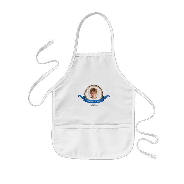 Infantil Delantal de cocina personalizado para el Príncipe  (Frente)