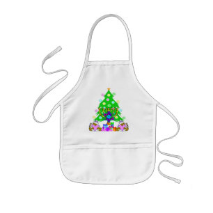 Infantil Delantal de Jánuca y del navidad - modificado par