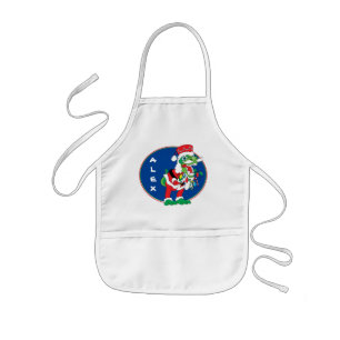 Infantil Delantal de Navidad para Niños TySANTAsaurus Rex/L