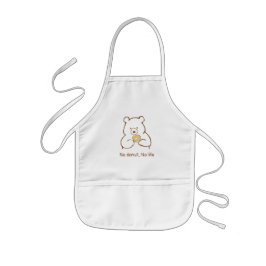 Infantil Delantal de oso - ¡Familia a juego!