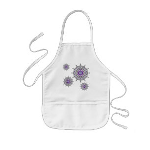 Infantil Delantal de plata Mehndi Fantasy