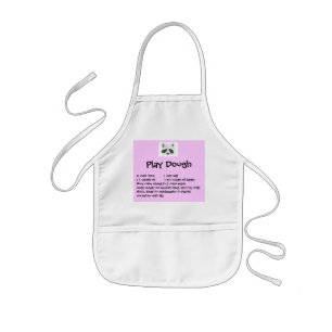 Infantil Delantal de Receta de Masa para Modelar