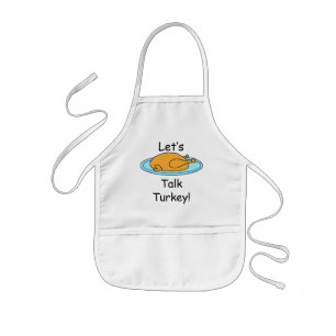 Infantil Delantal de Turquía de la charla