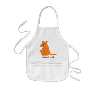 Infantil delantal del cocinero del niño interior