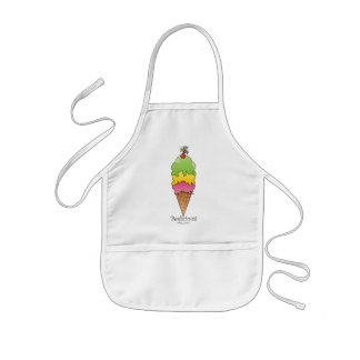 Infantil Delantal del cono de helado del niño