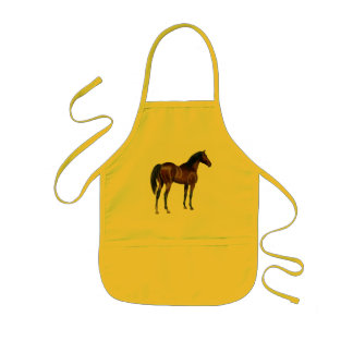 Infantil Delantal excelente del caballo