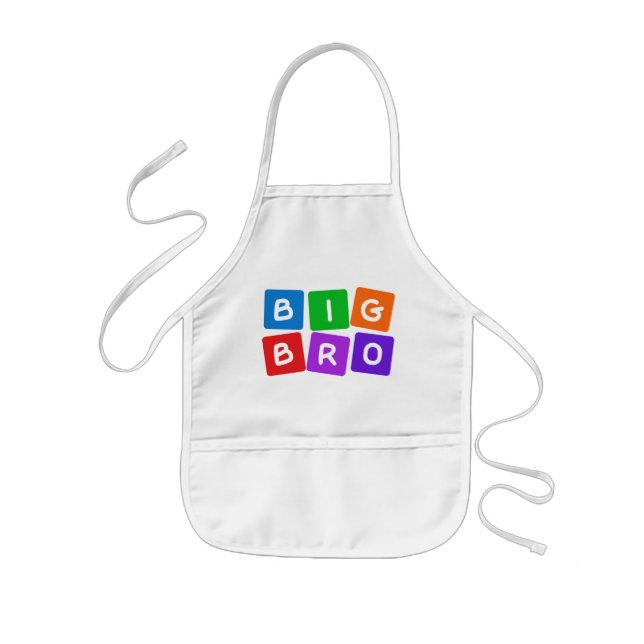 Infantil Delantal grande de Bro - elija el estilo y el (Frente)