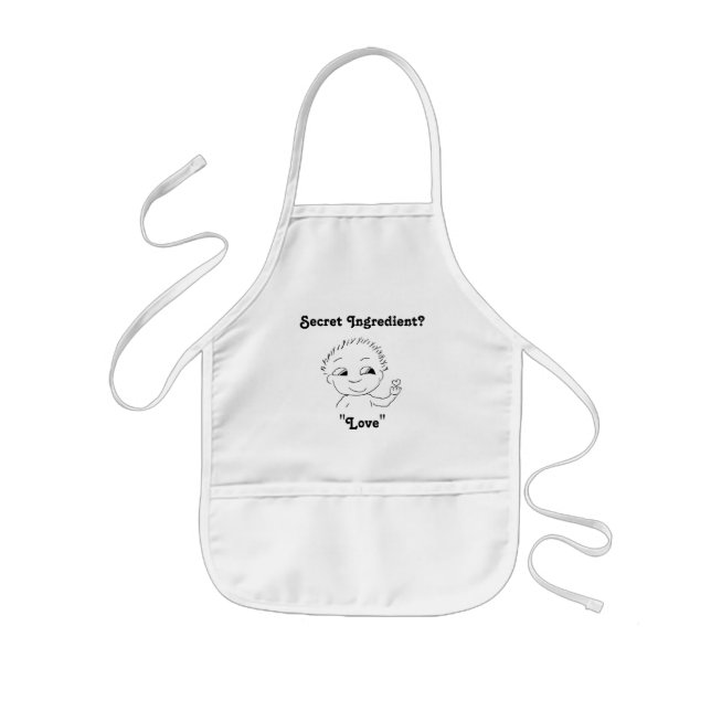 Infantil Delantal - ingrediente secreto (Frente)