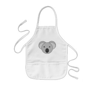 Infantil Delantal lindo del oso de koala de los niños