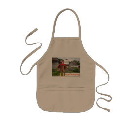 Infantil delantal para niños. Feliz Día de Acción de Gracia