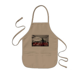 Infantil delantal para niños. Feliz Halloween. Gato brujo