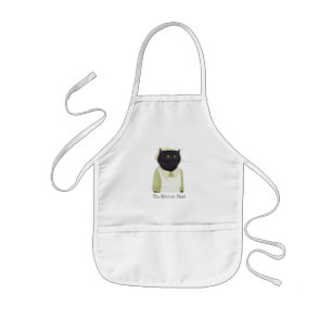 Infantil Delantal para niños Gata ayudante de cocina