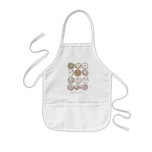 Infantil Delantal para niños KNIT DOZEN DONUTS