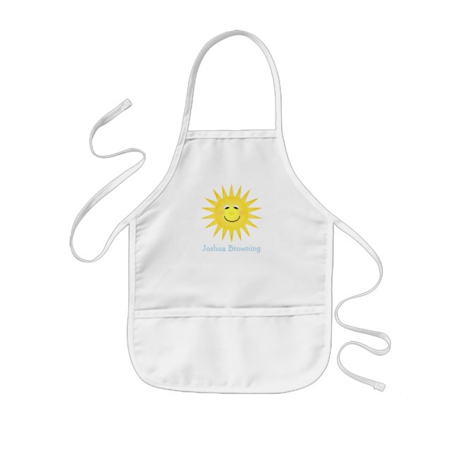Infantil Delantal personalizado de la sol (Frente)