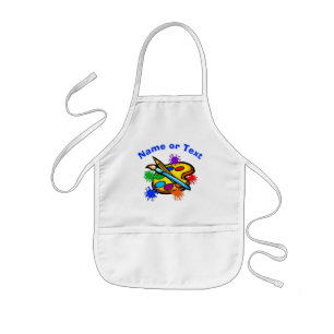 Infantil Delantal personalizado del arte de los niños para