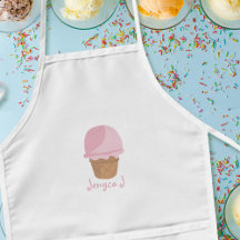 Delicioso delantal personalizado para niños con fo