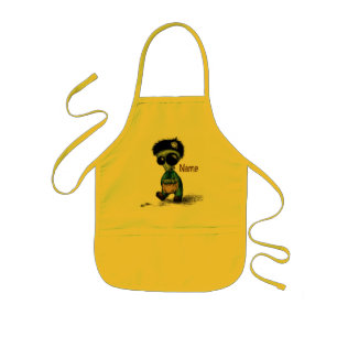 Infantil El arte del niño del delantal embroma cocinar de