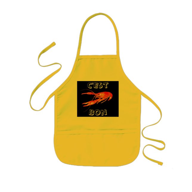 Infantil el bon más c'est del delantal de los cangrejos (Frente)