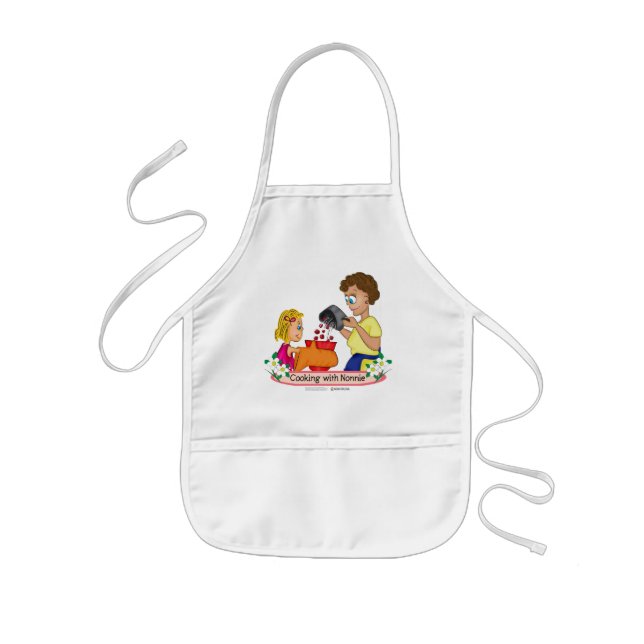 Infantil El cocinar con el delantal de Nonnie (Frente)