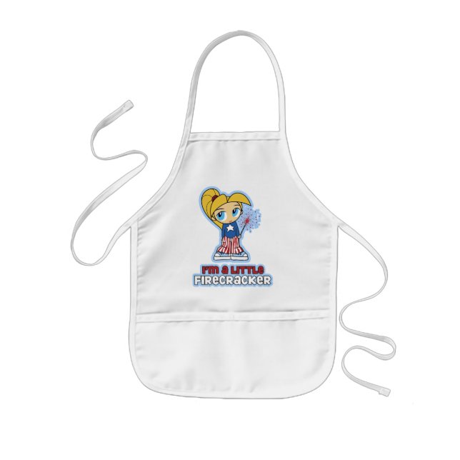 Infantil El delantal de Little Firecracker Kid (Frente)