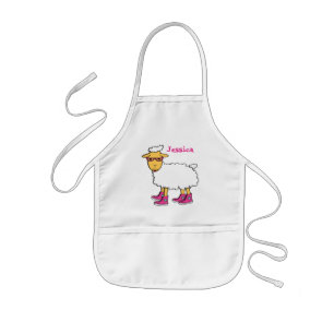 Infantil Ginny el delantal ovino