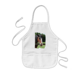 Infantil Imagen de un delantal de los niños del caballo de