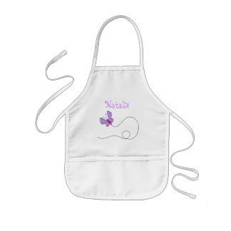 Infantil La mariposa Customizeable embroma el delantal