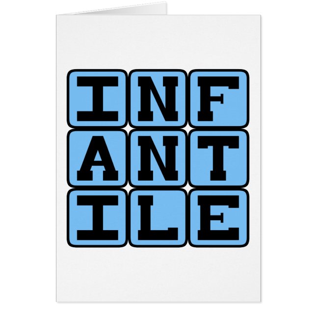 Infantil, muy joven (Frente)