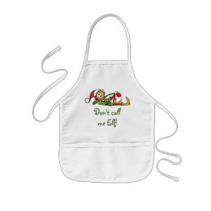 Infantil No me llame delantal del regalo del duende para