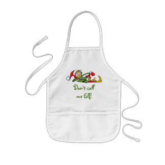 Infantil No me llame delantal del regalo del duende para