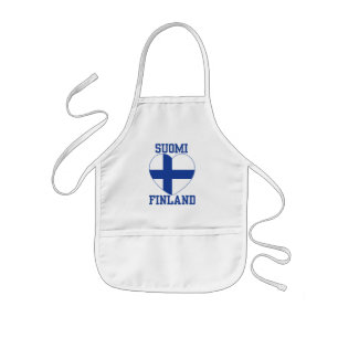 Infantil PERSONALIZADO SUOMI FINLAND delantal - estilo
