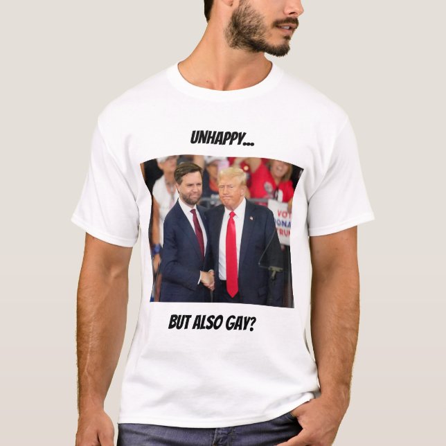 Infeliz pero... Camiseta (Anverso)