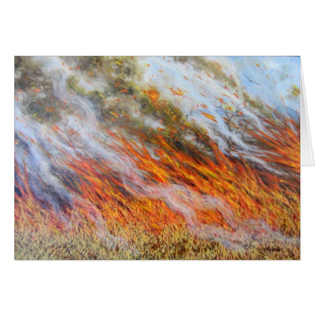 Infierno 2014 del Bushfire (Anverso (Horizontal))