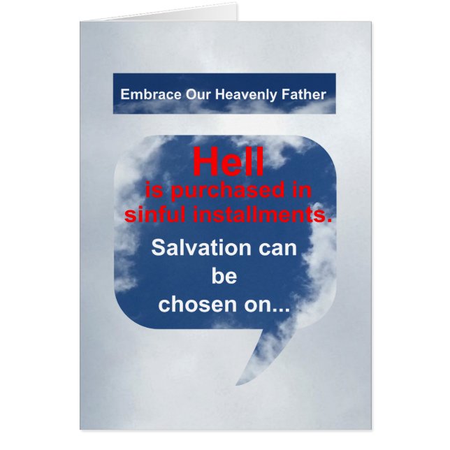 Infierno comprado en el plazo (Frente)