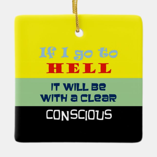 Infierno Consciente - Ornamento Espejo Automático  (Anverso)