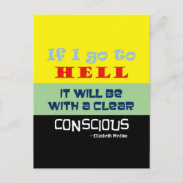 Infierno Consciente ~ Postcard / Invitaciones 4.25