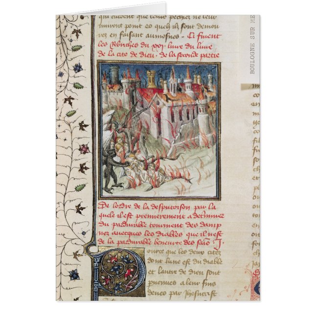 Infierno, de "De Civitate Dei" por St Augustine (Frente)