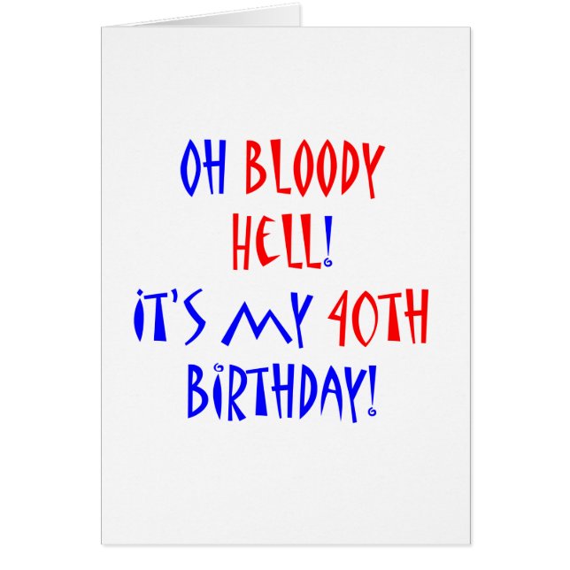 Infierno sangriento 40 (Frente)