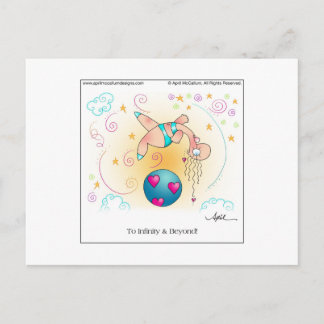 INFINIDAD Y MÁS ALLÁ DE LA postal Personalizado