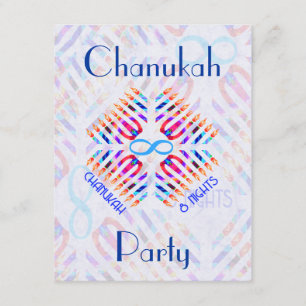 Infinito 8 invitaciones del fiesta de Chanukah de