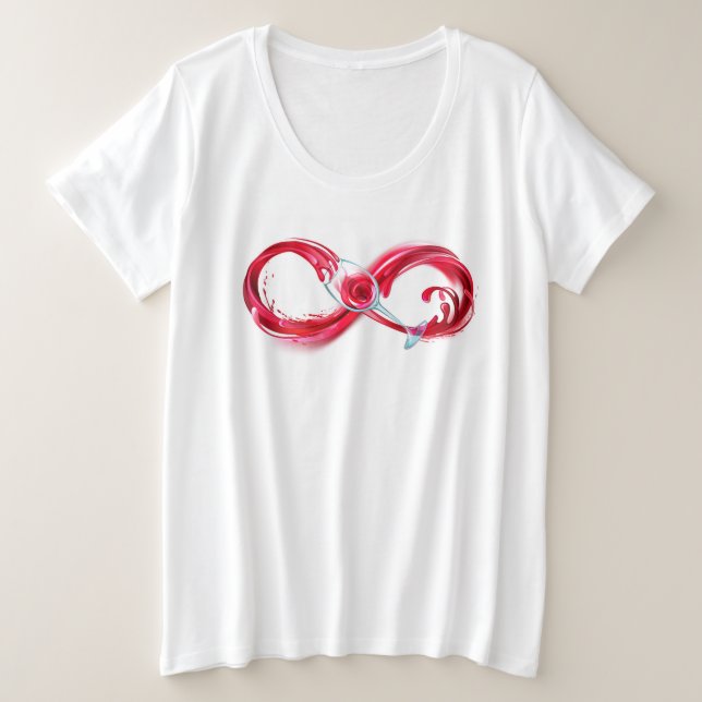 Infinito con vino Rojo (Anverso del diseño)