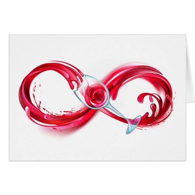 Infinito con vino Rojo (Anverso (Horizontal))
