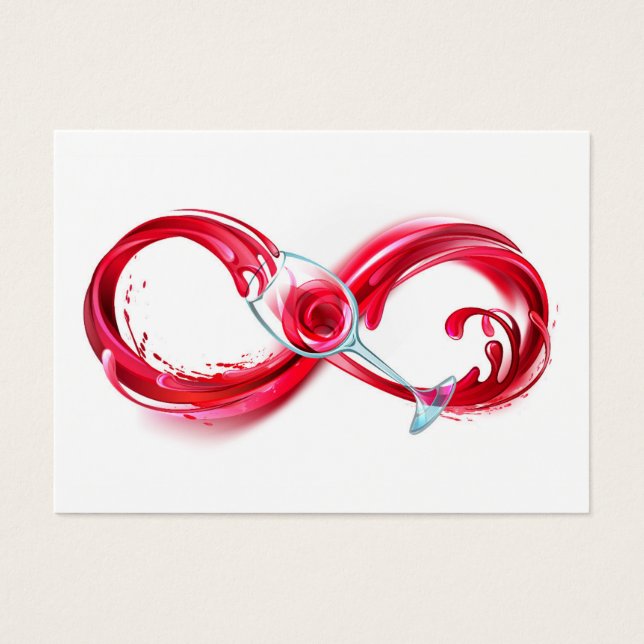 Infinito con vino Rojo (Frente)