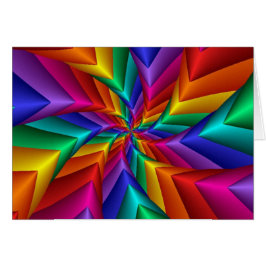 Infinito del fractal del espiral del arco iris del