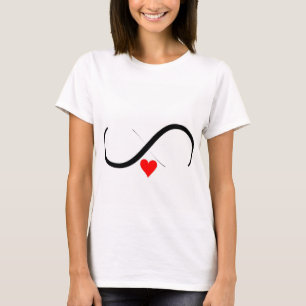 Infinito diseño de camisetas de amor"