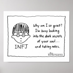 INFJ que toma la impresión de las notas