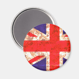 Inflamación de la bandera británica imán de Londre
