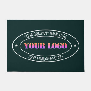 Info de Logo de tu Empresa Alfombra de Bienvenida 