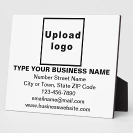 Información comercial sobre la placa de rectángulo